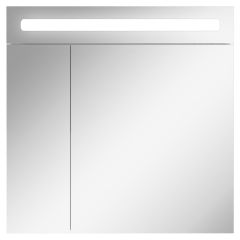 Шкаф-зеркало Аврора 70 с подсветкой LED Домино (DV8007HZ) в Асбесте - asbest.mebel24.online | фото 4