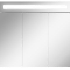 Шкаф-зеркало Аврора 80 с подсветкой LED Домино (DV8009HZ) в Асбесте - asbest.mebel24.online | фото 4