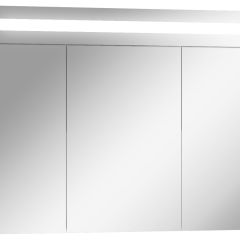 Шкаф-зеркало Аврора 90 с подсветкой LED Домино (DV8011HZ) в Асбесте - asbest.mebel24.online | фото