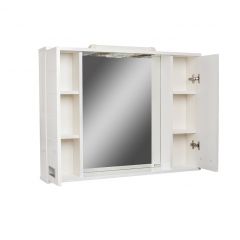 Шкаф-зеркало Cube 90 Эл. Домино (DC5012HZ) в Асбесте - asbest.mebel24.online | фото 3