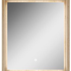 Шкаф-зеркало Nice 60 с подсветкой Домино (DN4706HZ) в Асбесте - asbest.mebel24.online | фото 2
