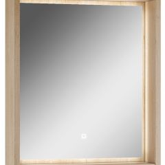 Шкаф-зеркало Nice 60 с подсветкой Домино (DN4706HZ) в Асбесте - asbest.mebel24.online | фото 1