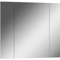 Шкаф-зеркало Норма 80 3 двери АЙСБЕРГ (DA1626HZ) в Асбесте - asbest.mebel24.online | фото 1
