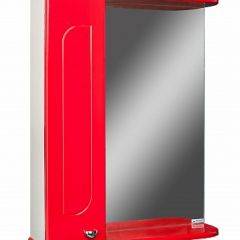 Шкаф-зеркало Радуга Красный 50 левый АЙСБЕРГ (DA1122HZR) в Асбесте - asbest.mebel24.online | фото 1