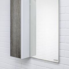 Шкаф-зеркало Uno 60 Дуб серый левый/правый Домино (DU1503HZ) в Асбесте - asbest.mebel24.online | фото 8