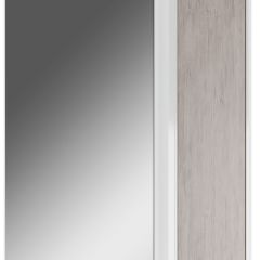 Шкаф-зеркало Uno 60 Дуб серый левый/правый Домино (DU1503HZ) в Асбесте - asbest.mebel24.online | фото 1