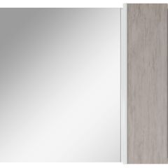 Шкаф-зеркало Uno 80 Дуб серый левый/правый Домино (DU1504HZ) в Асбесте - asbest.mebel24.online | фото 5