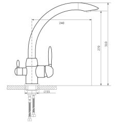 Смеситель MS-013 в Асбесте - asbest.mebel24.online | фото 2