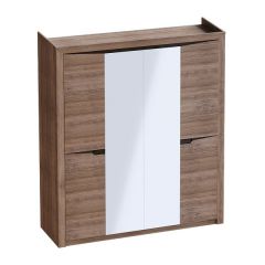 СОРЕНТО МС Спальный гарнитур (Дуб стирлинг) в Асбесте - asbest.mebel24.online | фото 5