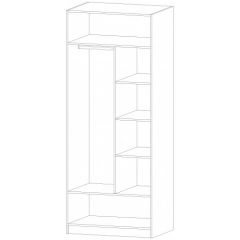 ДИАНА Шкаф 2-х створчатый в Асбесте - asbest.mebel24.online | фото 2
