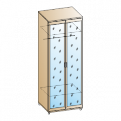 Спальня Мелисса композиция 2 (Акация Молдау) в Асбесте - asbest.mebel24.online | фото 2