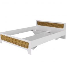 Спальный гарнитур Милана (Белый/Сосна Гранд) модульный в Асбесте - asbest.mebel24.online | фото 4