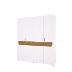 Спальный гарнитур Милана (Белый/Сосна Гранд) модульный в Асбесте - asbest.mebel24.online | фото 10