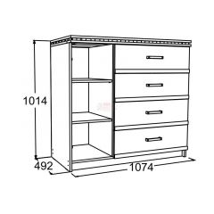 Спальный гарнитур Ольга-13 (модульный) в Асбесте - asbest.mebel24.online | фото 14