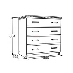 Спальный гарнитур Ольга-13 (модульный) в Асбесте - asbest.mebel24.online | фото 17