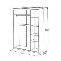 Спальный гарнитур Ольга-13 (модульный) в Асбесте - asbest.mebel24.online | фото 23