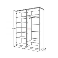 Спальный гарнитур Ольга-13 (модульный) в Асбесте - asbest.mebel24.online | фото 31