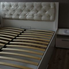 Спальный гарнитур Тиффани (БЕЛЫЙ ТЕКСТУРНЫЙ/БЕЛЫЙ) в Асбесте - asbest.mebel24.online | фото 2