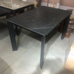 Стол CORNER 120 MATT BLACK MARBLE SOLID CERAMIC / BLACK, ®DISAUR в Асбесте - asbest.mebel24.online | фото 2