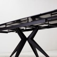Стол FORIO 160 MATT BLACK MARBLE SOLID CERAMIC / BLACK, ®DISAUR в Асбесте - asbest.mebel24.online | фото 6
