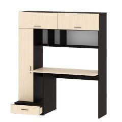 Стол компьютерный ПКС-1 (венге/дуб белфорд) в Асбесте - asbest.mebel24.online | фото 4
