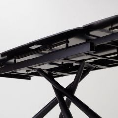 Стол RIVOLI 140 MATT BLACK MARBLE SOLID CERAMIC / BLACK, ®DISAUR в Асбесте - asbest.mebel24.online | фото 5