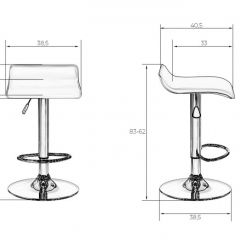 Стул барный DOBRIN TOMMY LM-3013 (серый) в Асбесте - asbest.mebel24.online | фото