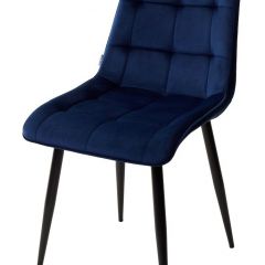 Стул CHIC BLUVEL-86 NAVY BLUE / черный каркас М-City в Асбесте - asbest.mebel24.online | фото