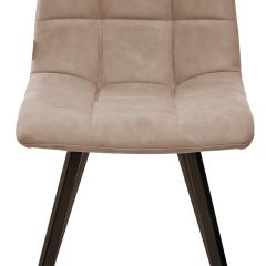 Стул CHILLI SQUARE RU-09 серо-бежевый винтаж, PU / черный каркас М-City в Асбесте - asbest.mebel24.online | фото 2