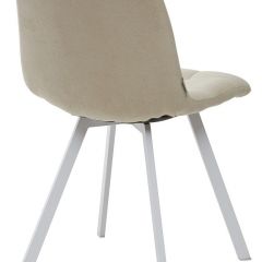 Стул CHILLI SQUARE UF860-01B бежевый, ткань/ белый каркас М-City в Асбесте - asbest.mebel24.online | фото 2