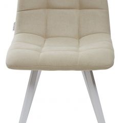 Стул CHILLI SQUARE UF860-01B бежевый, ткань/ белый каркас М-City в Асбесте - asbest.mebel24.online | фото 3