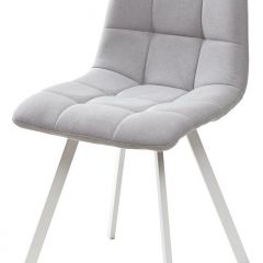 Стул CHILLI SQUARE UF860-02B серо-голубой, ткань/ белый каркас М-City в Асбесте - asbest.mebel24.online | фото