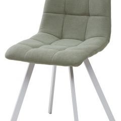 Стул CHILLI SQUARE UF860-11B мятный, ткань/ белый каркас М-City в Асбесте - asbest.mebel24.online | фото