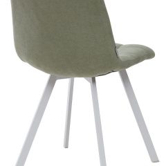 Стул CHILLI SQUARE UF860-11B мятный, ткань/ белый каркас М-City в Асбесте - asbest.mebel24.online | фото 2