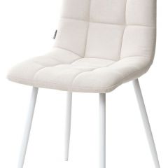 Стул CHILLI UF860-01B бежевый, ткань/белый каркас М-City в Асбесте - asbest.mebel24.online | фото