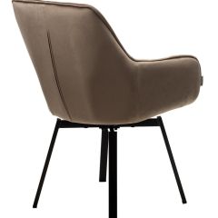 Стул MAVERICK 360 град. поворот. BLUVEL-40 BEIGE/ черный каркас, М-City в Асбесте - asbest.mebel24.online | фото 2