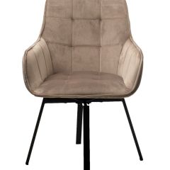 Стул MAVERICK 360 град. поворот. BLUVEL-40 BEIGE/ черный каркас, М-City в Асбесте - asbest.mebel24.online | фото 3