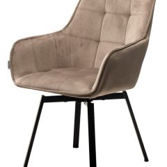 Стул MAVERICK 360 град. поворот. BLUVEL-40 BEIGE/ черный каркас, М-City в Асбесте - asbest.mebel24.online | фото 4