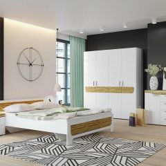 Тумба Милана (Белый/Сосна Гранд) в Асбесте - asbest.mebel24.online | фото 2