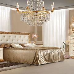Тумба прикроватная Тиффани штрих-лак/золото (ТФТП-1) в Асбесте - asbest.mebel24.online | фото 2