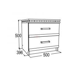 Тумба с 2-мя ящиками Ольга-13 в Асбесте - asbest.mebel24.online | фото 2