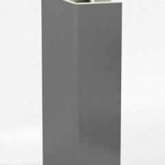 Угловое соединение для цоколя 135 гр. h100 мм (Алюминий, Белый, Черный, Сонома) в Асбесте - asbest.mebel24.online | фото