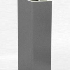 Угловое соединение для цоколя 135 гр. h150 мм (Алюминий, Белый, Черный, Сономаый) в Асбесте - asbest.mebel24.online | фото 1