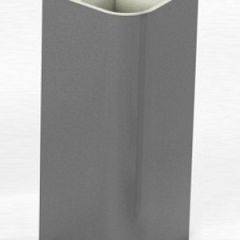 Угловое соединение для цоколя 90 гр. h150 мм (Алюминий, Белый, Черный, Сонома) в Асбесте - asbest.mebel24.online | фото