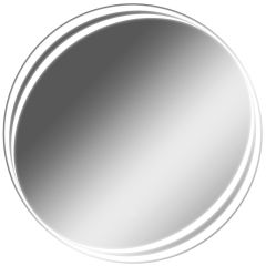 Зеркало Берг 700х700 с подсветкой Домино (GL7055Z) в Асбесте - asbest.mebel24.online | фото