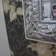 Зеркало большое Тиффани Premium черная/серебро (ТФ/02(П) в Асбесте - asbest.mebel24.online | фото 3