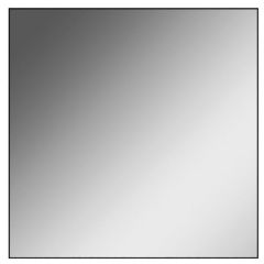 Зеркало Corsica 500х500 black без подсветки Sansa (SB1063Z) в Асбесте - asbest.mebel24.online | фото