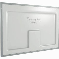 Зеркало Dream 100 alum (линза) с подсветкой Sansa (SDL1027Z) в Асбесте - asbest.mebel24.online | фото 2