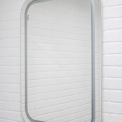 Зеркало Elis 100 white с подсветкой Sansa (SEe1045Z) в Асбесте - asbest.mebel24.online | фото 2