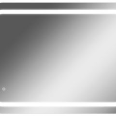 Зеркало Elis 100 white с подсветкой Sansa (SEe1045Z) в Асбесте - asbest.mebel24.online | фото 1
